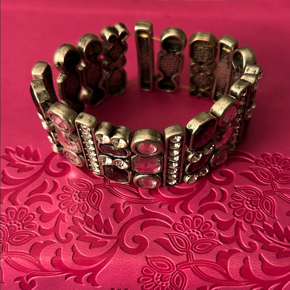 Elegant Silver-Tone Bracelet